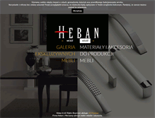 Tablet Screenshot of heban.pl