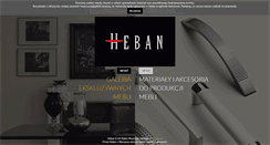 Desktop Screenshot of meble.heban.pl