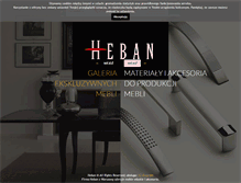 Tablet Screenshot of meble.heban.pl